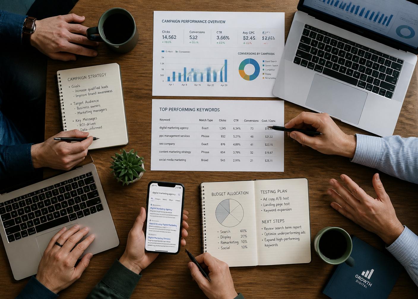 Reunião de consultoria de Google Ads em Brasília